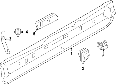 Interior Trim - Tail Gate for 2025 BMW X5 #0