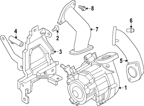 Supercharger & Components for 2025 Genesis GV80 Coupe #0
