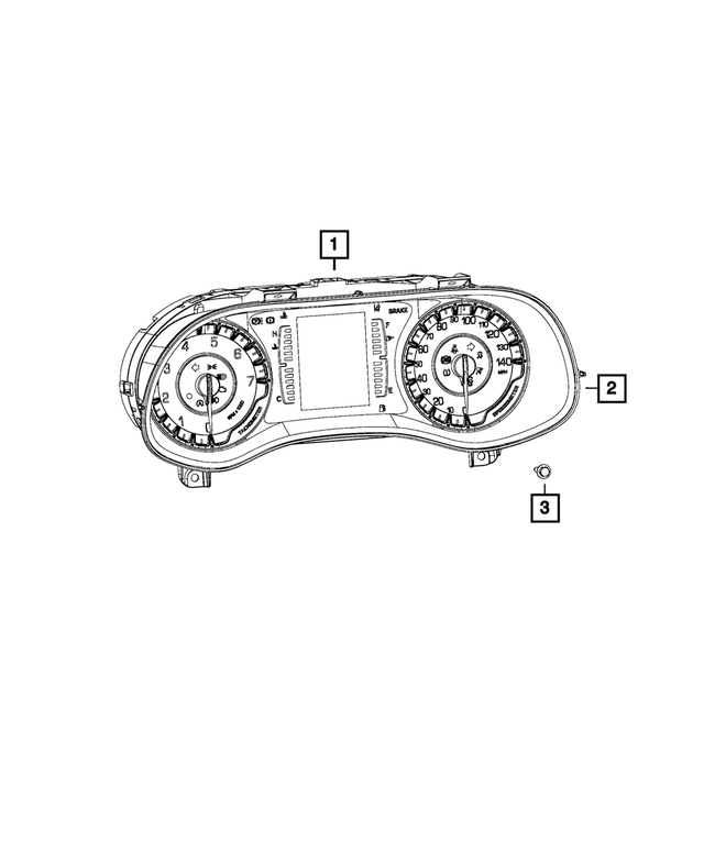 « 68105897AL –  : Pan Instr Grp Instr pour Mopar Image »