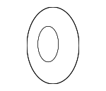 1553359B003 - Engine: Oil Feed Tube Gasket for Honda: Accord, Civic, CR-V Image