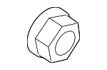 9A700738000 - Body: Quarter Panel Splash Shield Nut for Porsche Image