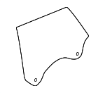 51357309727 - Body: Door Glass for BMW: 428i Gran Coupe, 428i xDrive Gran Coupe, 430i Gran Coupe, 430i xDrive Gran Coupe, 435i Gran Coupe, 435i xDrive Gran Coupe, 440i Gran Coupe, 440i xDrive Gran Coupe Image