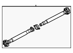 26109485284 - Universals &amp; Rear Axle: Drive Shaft for BMW: 330i, 430i, 430i Gran Coupe Image