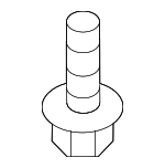 9008015090 - Body: Bumper Cover Screw for Scion: xA | Toyota: Highlander, MR2 Spyder, RAV4, Sienna Image