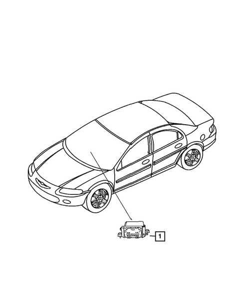 Air Bag System for 2004 Dodge Intrepid #1