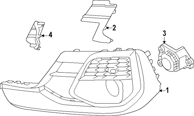 4N0807679QCKA - Body: Grille for Audi Image