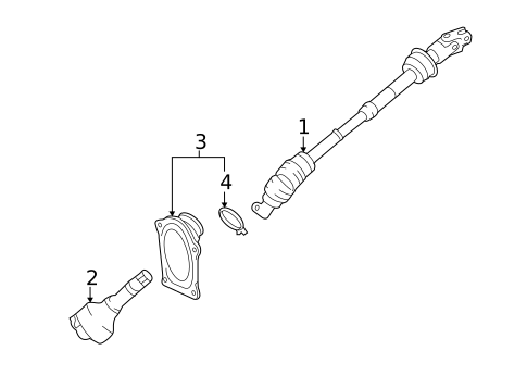 Shaft & Internal Components for 2017 Lexus LS460 #1