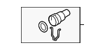 N90794401 - Belts &amp; Cooling: Radiator Coolant Hose Adapter for Audi Image