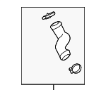 95B145993F - : Inter-Cooler Hose for Porsche: Macan Image