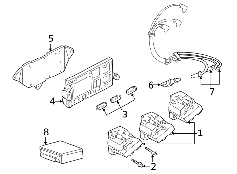 Powertrain Control for 2002 Pontiac Aztek #2