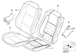 52108255341 - Seats: Seat Upholstery, Left for BMW Image