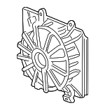 19015PZA003 - Cooling System: Engine Cooling Fan Shroud for Honda: Civic Image