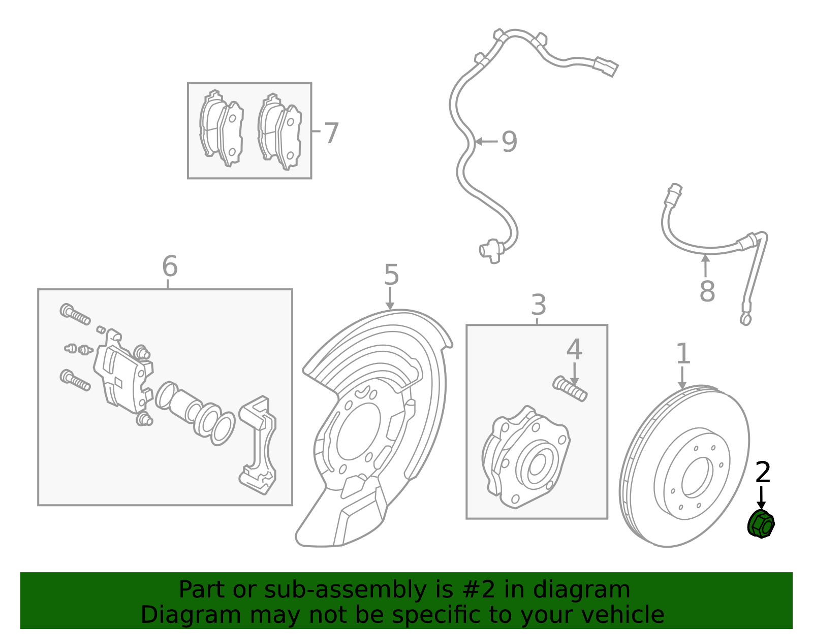 AX000793 - Axle Nut 2022-2025 Mitsubishi | Official Mitsubishi