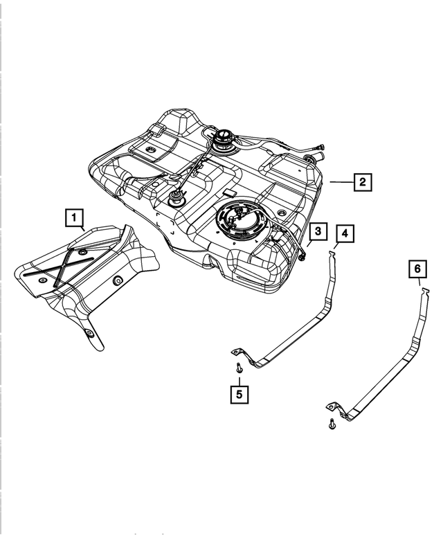 « 68159522AA –  : Carburant RÉservoir pour Mopar Image »