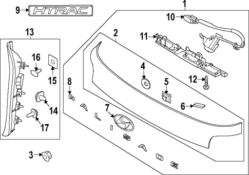 Parking Aid for 2021 Hyundai Palisade #0