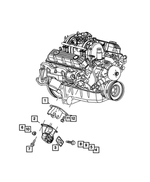 52020607AB - : Engine Mount Insulator, Left for Mopar Image
