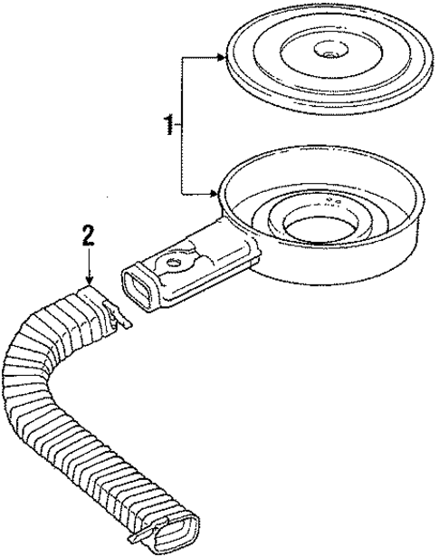 Air Inlet for 1988 Jeep Grand Wagoneer #0