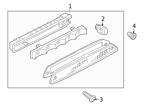 Bulbs - Chassis for 2009 Mercury Mariner #5