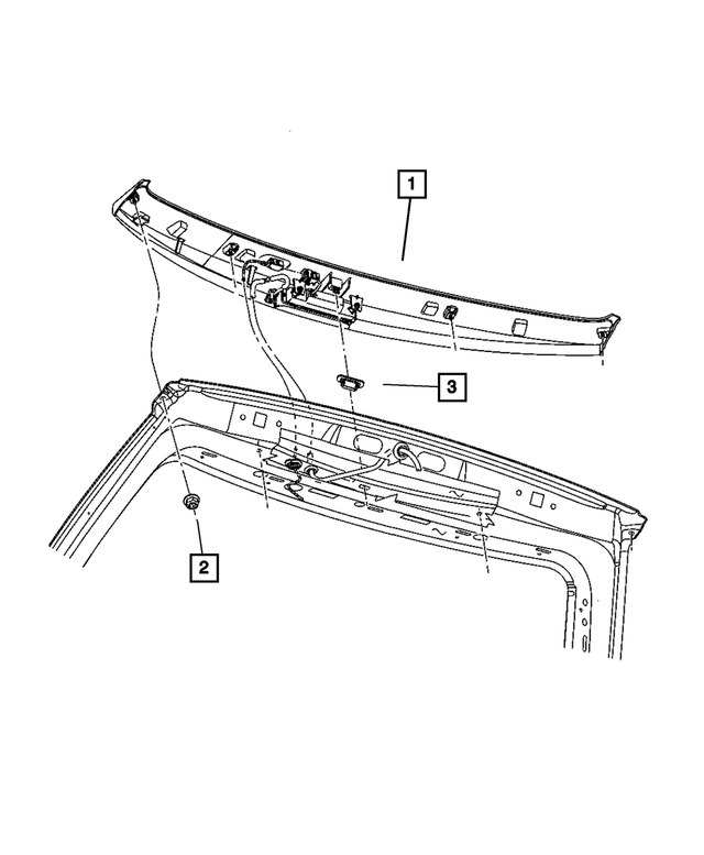 « 5102340AA – Body Sheet Metal Except Doors : Hayon Bequet pour Mopar Image »
