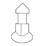 2013-2024 Lexus - Rocker Molding Retainer