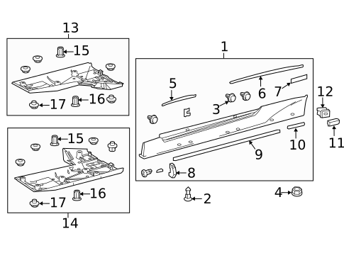 Exterior Trim - Pillars for 2025 Lexus RC350 #0