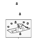 5816624020 - Body: Under Cover for Lexus: RC F, RC200t, RC300, RC350 Image