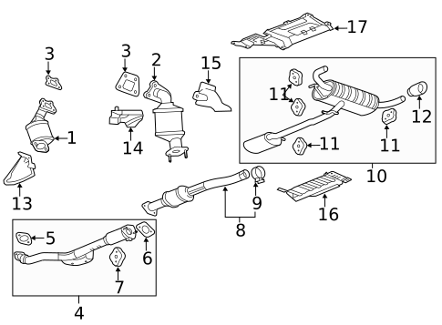 Exhaust Manifold for 2015 GMC Terrain #0