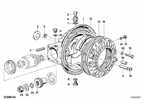 Housing, Right-Angle Gearbox, Rear for 1984 BMW-Motorrad R 80 ST #0