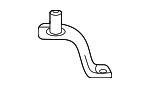 172636FBA00 - Engine: Rear Bracket for Honda Image