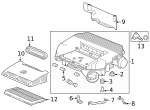 17216PN3000 - Engine: Air Box Collar for Honda Image