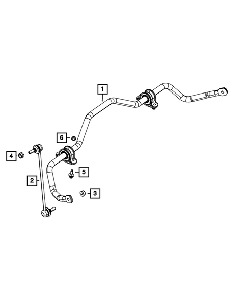 Front Stabilizer Bar for 2014 Dodge Dart #0