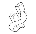 32007889 - : Seat Belt Buckle - Black for Saab: 9-2X Image