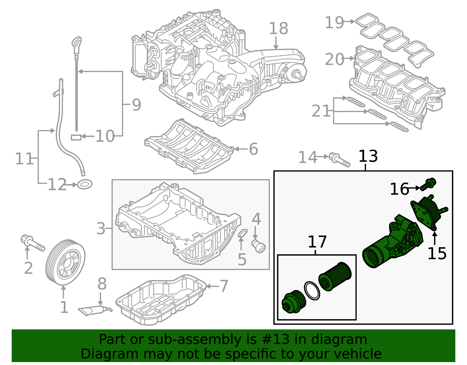 Genuine Oil Filter Housing for 2018-2020 Genesis G80 | Part# 26300
