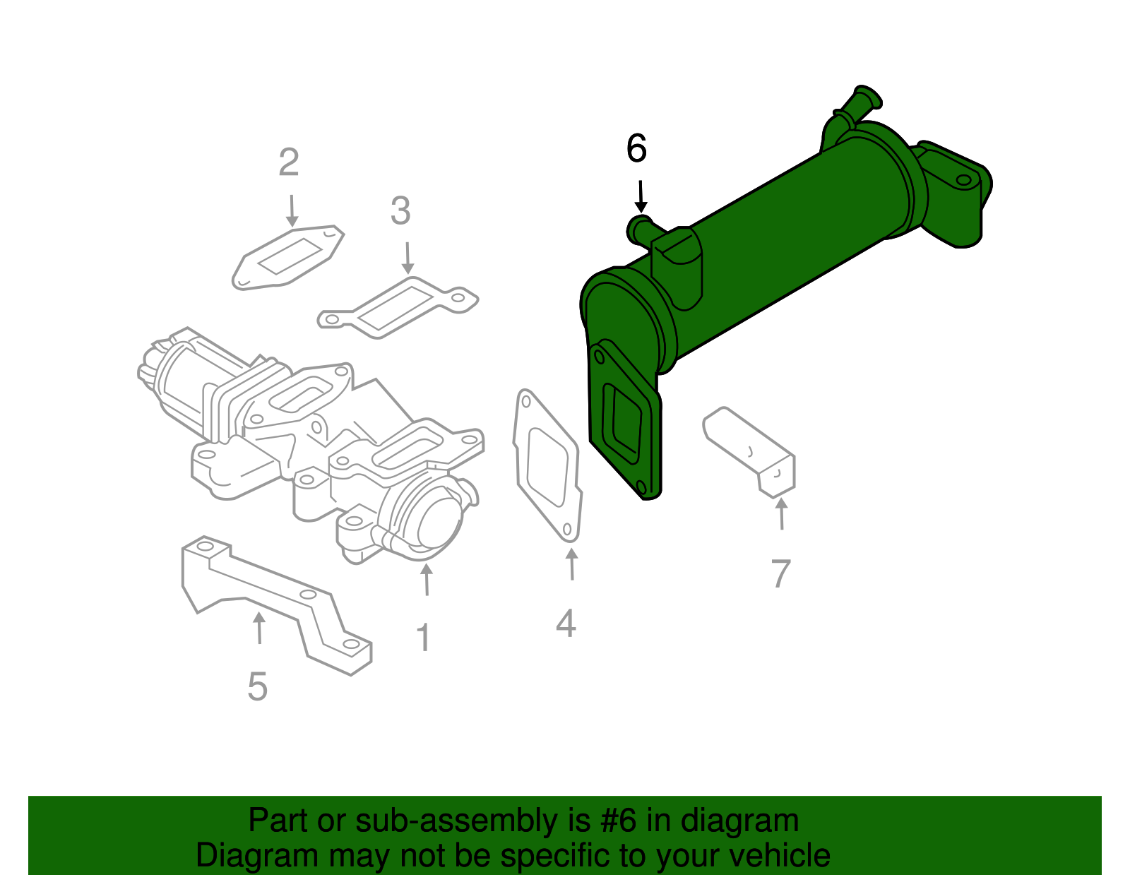 GM Genuine Parts Exhaust Gas Recirculation (EGR) Valve Spacer