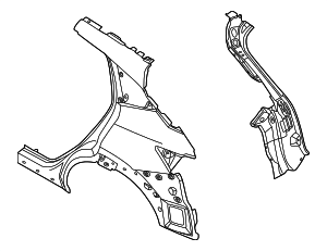 G81015MPAA - : Quarter Panel for Nissan Image