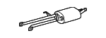 174200S021 - Exhaust: Exhaust Muffler for Toyota: Tundra Image
