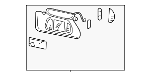 88954968 - : Sun-Visor for GM Image