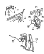 LF02SW1AD - Doors and Related Parts: Front Door Exterior Handle, Right for Mopar Image
