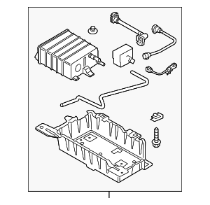 CX2774 - Emission Control: Motorcraft™ Vapor Canister for Ford Image