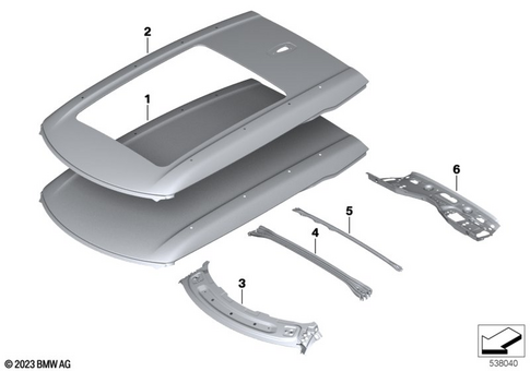 Roof for 2024 Mini Countryman SE ALL4 #0