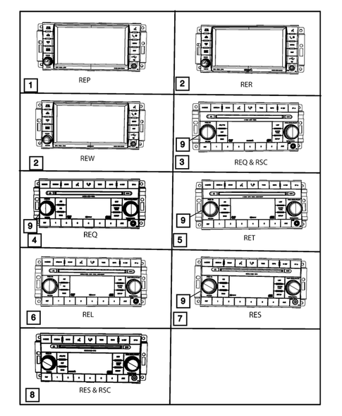 Radio, Antenna, Speakers, DVD, and Video systems for 2008 Jeep Wrangler #1