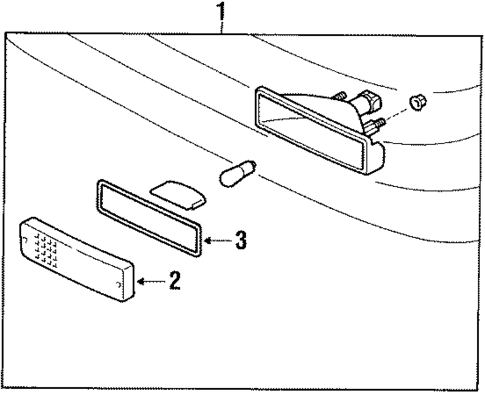 Signal Lamps for 1991 Toyota Corolla #0
