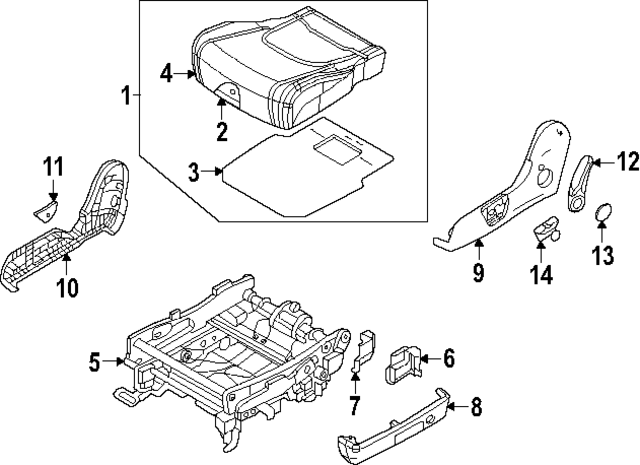 89160R0710KTP - : Cushion Cover for Kia Image