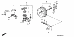 46100SR3913 - Chassis: MASTER CYLINDER ASSY. for Honda Image
