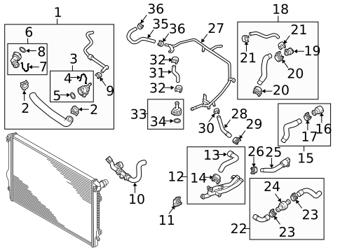 Hoses & Lines for 2014 Volkswagen Passat #0