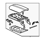 42754374 - Body: Armrest for Chevrolet: Blazer Image