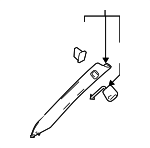 15910375 - Body: Windshield Pillar Trim for Chevrolet: Colorado | GMC: Canyon Image