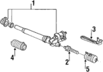 4852021P25 - : Outer Tie Rod for Nissan Image