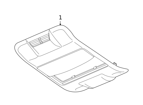Overhead Console for 2009 Land Rover Range Rover #1