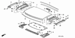 85146SL0T01 - Interior/Bumper: SEAL A for Acura Image
